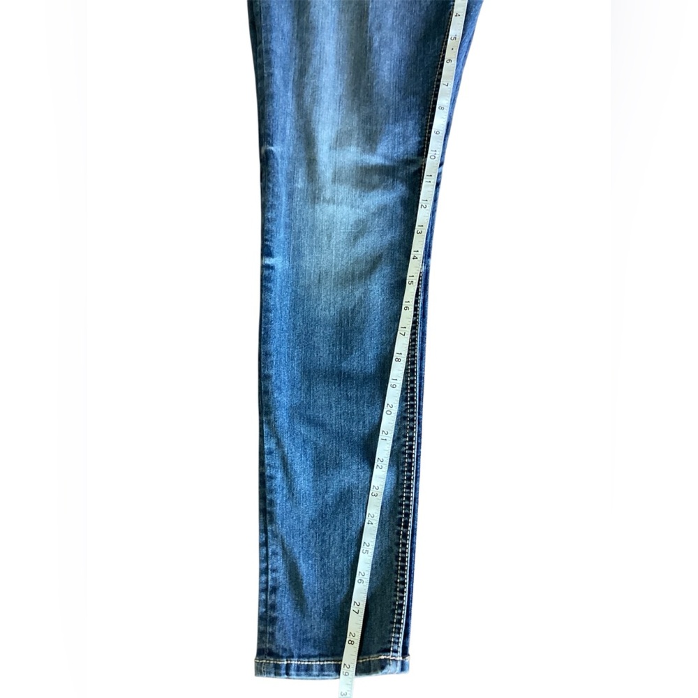 Harley-Davidson Womens Faded Blue Skinny Jeans Size 10 Biker Denim - Picture 3 of 7